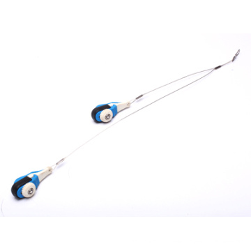 Double Fishing Clip with Wire and Snap